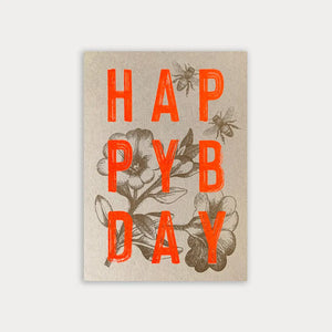 Tarjeta de Cumpleaños "Happy BDay"