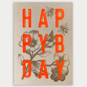 “Happy Bday” Birthday Card