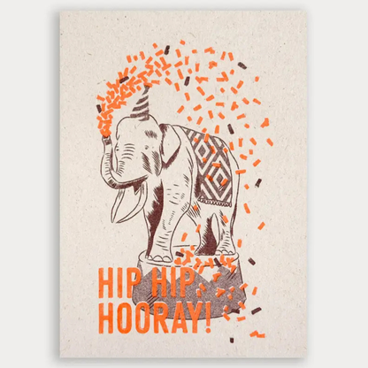 Tarjeta de Regalo "Hip Hip Hooray"